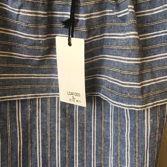 NWT Love Riche Ruffle Striped Top - Picture 4 of 5